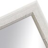Specchio da parete MendeFrames H640 Shabby-Chic bianco 70x70 cm