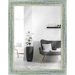 Specchio da parete MendeFrames H640 Shabby-Chic verde...