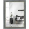 Specchio da parete MendeFrames H640 Shabby-Chic grigio 45x60 cm