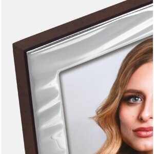 Cornice per foto Grosseto con finitura argento e...