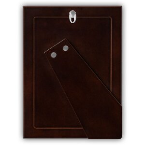 Cornice per foto Grosseto con finitura argento e schienale in legno 10x15 cm 13x18 cm