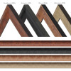 Cornice per foto MendeFrames H620 Antik Nero 60x90 cm con vetro museo