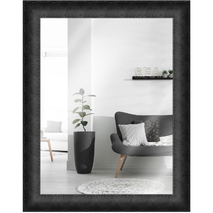 Specchio da parete MendeFrames H620 Antico 50x75 cm Nero
