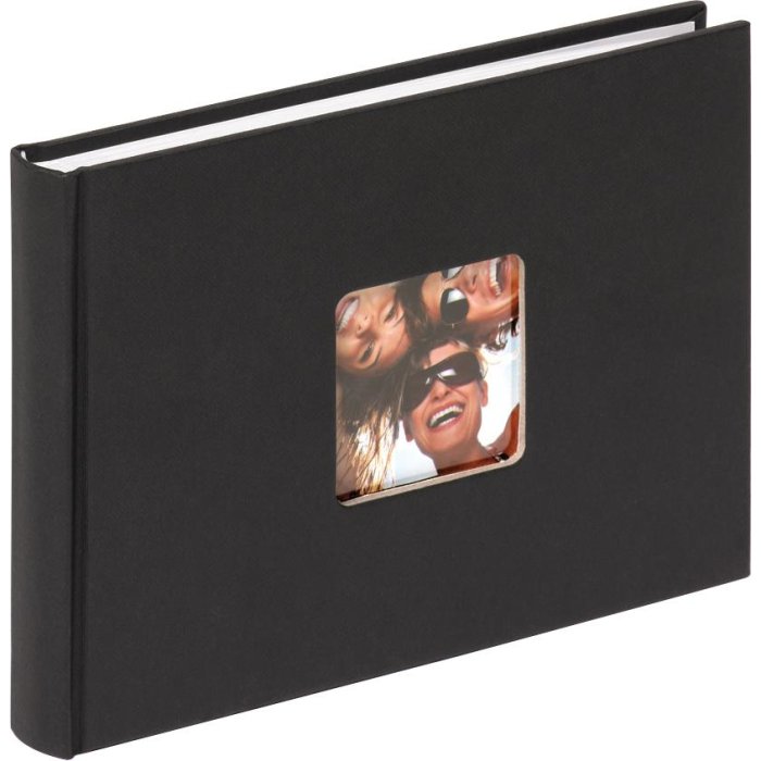Walther Klein Album fotografico FUN nero 22x16 cm 40 pagine bianche