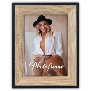Cornice per foto in legno ZEP Bruges in 3 dimensioni 2 colori con vetro plexiglas