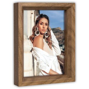 Cornice per foto in legno ZEP Fotorahmen Bergen marrone 4...