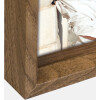 Cornice per foto in legno ZEP Fotorahmen Bergen marrone 4 dimensioni con supporto e vetro trasparente