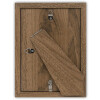 Cornice per foto in legno ZEP Fotorahmen Bergen marrone 4 dimensioni con supporto e vetro trasparente