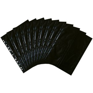 Fotophan-Sight Sleeves 9x13 cm di altezza nero 10 maniche