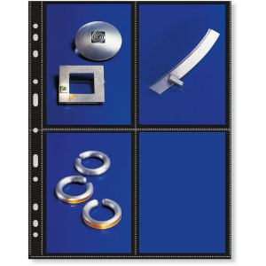 Fotophan-Sight Sleeves 9x13 cm di altezza nero 10 maniche