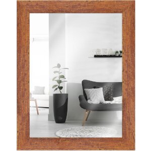 Specchio da parete MendeFrames H610 Stile vintage marrone 60x60 cm
