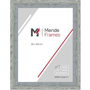 Cornice per foto MendeFrames H610 Vintage-Look Grigio 30x45 cm Vetro museale