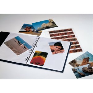Fotophan-Sight Sleeves 10x15cm portrait black 10 sleeves