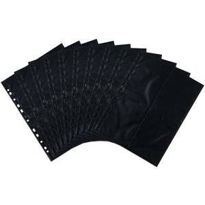 Fotophan-Sight Sleeves 10x15cm portrait black 10 sleeves