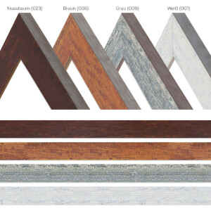 Cornice per foto MendeFrames H610 Vintage-Look Grigio 40x60 cm Vetro trasparente