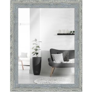 Specchio da parete MendeFrames H610 Stile vintage grigio 70x90 cm