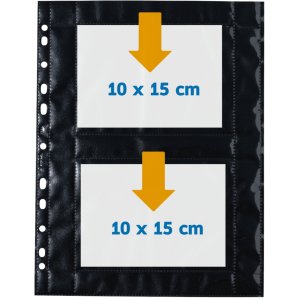 Manicotti fotofanici visibili 10x15cm nero paesaggio 10...