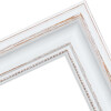 Cornice per foto MendeFrames H550 Antik bianca 60x80 cm vetro museale