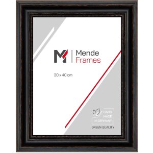Cornice per foto MendeFrames H550 Antik Nero 24x30 cm...