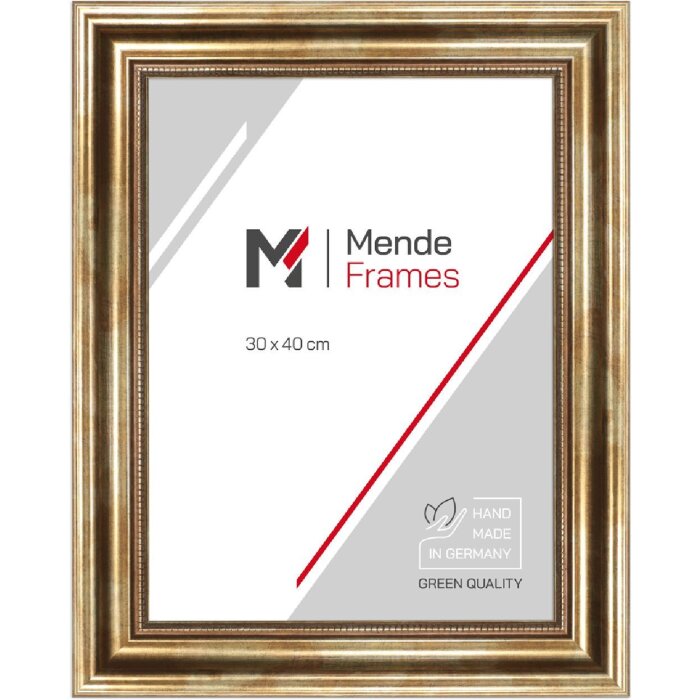 Cornice per foto MendeFrames H550 Antik oro 20x40 cm vetro museale