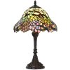 Lampada da terra stile Tiffany colorata Ø 30x48 cm