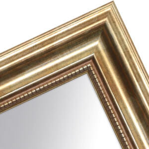 Specchio da parete MendeFrames H550 Oro antico 50x100 cm