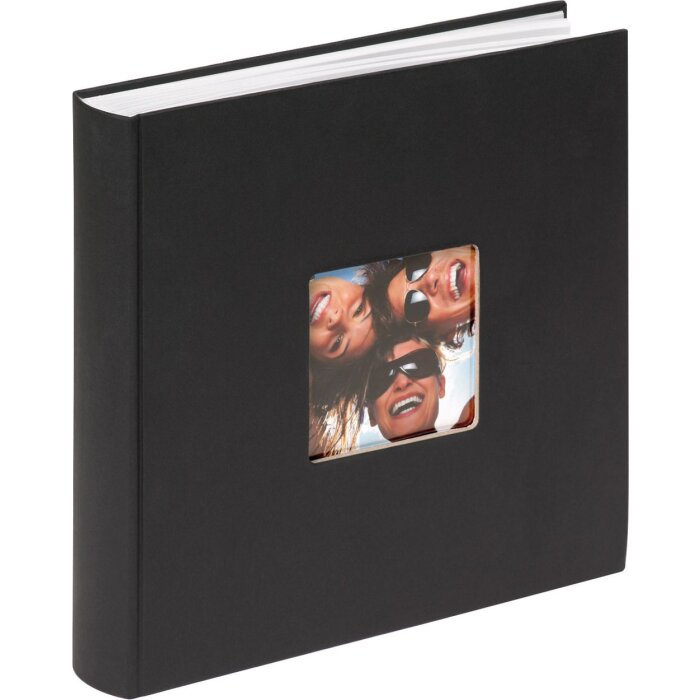 Walther Album fotografico FUN nero 30x30 cm 100 pagine bianche