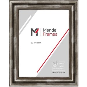 Cornice per foto MendeFrames H550 Antik Argento 30x45 cm...