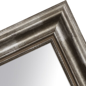 Specchio da parete MendeFrames H550 Antico Argento 50x100 cm