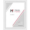 Cornice per foto MendeFrames H540 Modern Bianco Marmorizzato 21x29,7 cm con vetro museale