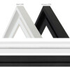 Cornice per foto MendeFrames H540 Moderna Bianco Marmorizzato 25x38 cm con vetro museale