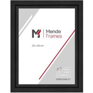 Cornice per foto MendeFrames H540 Modern nera a struttura 20x60 cm vetro antiriflesso