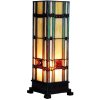 Lampada da terra Tiffany colorata in vetro 12,5x35 cm