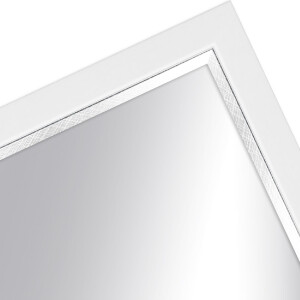 Specchio da parete MendeFrames H490 Moderno bianco 30x90 cm