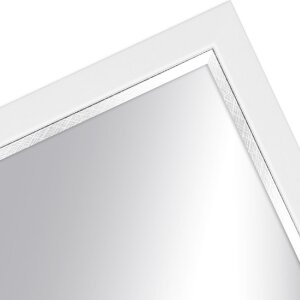Specchio da parete MendeFrames H490 Moderno bianco 50x60 cm