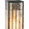 Lampada da terra Tiffany in vetro colorato 18x45 cm