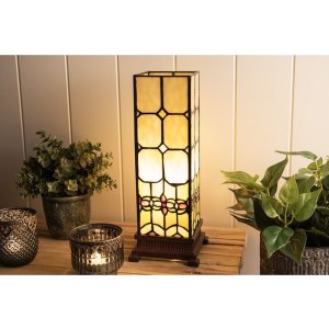 colonna luminosa Tiffany semplice 12,5x35 cm