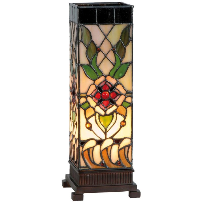 Colonna luminosa Tiffany 5LL-9234 colorata 12,5x35 cm