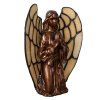LumiLamp 5LL-9246 Lampada da tavolo Tiffany Angel 16x10x18 cm Vetro beige Tiffany