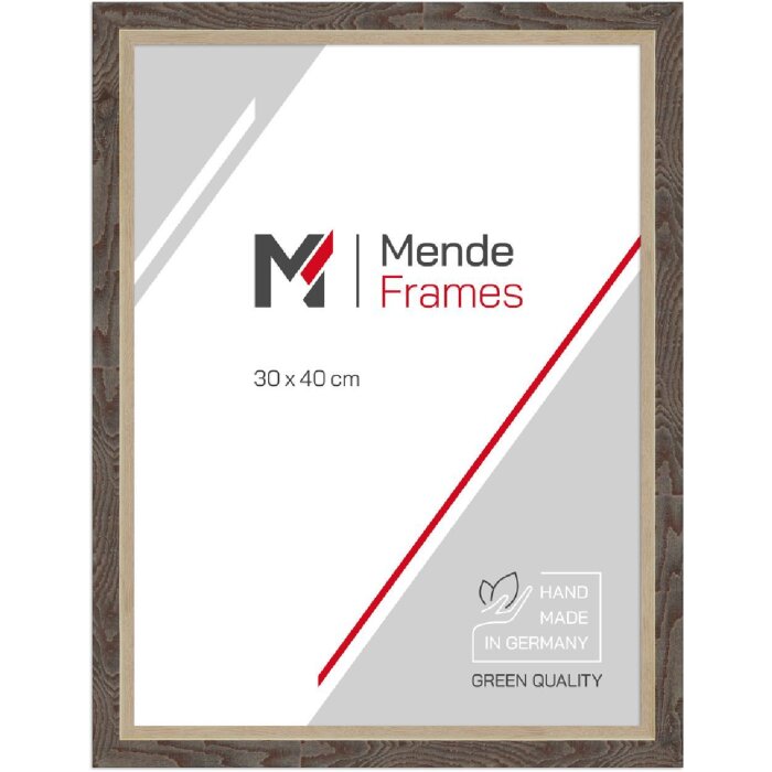 Cornice per foto MendeFrames H490 Modern noce 45x60 cm con vetro antiriflesso