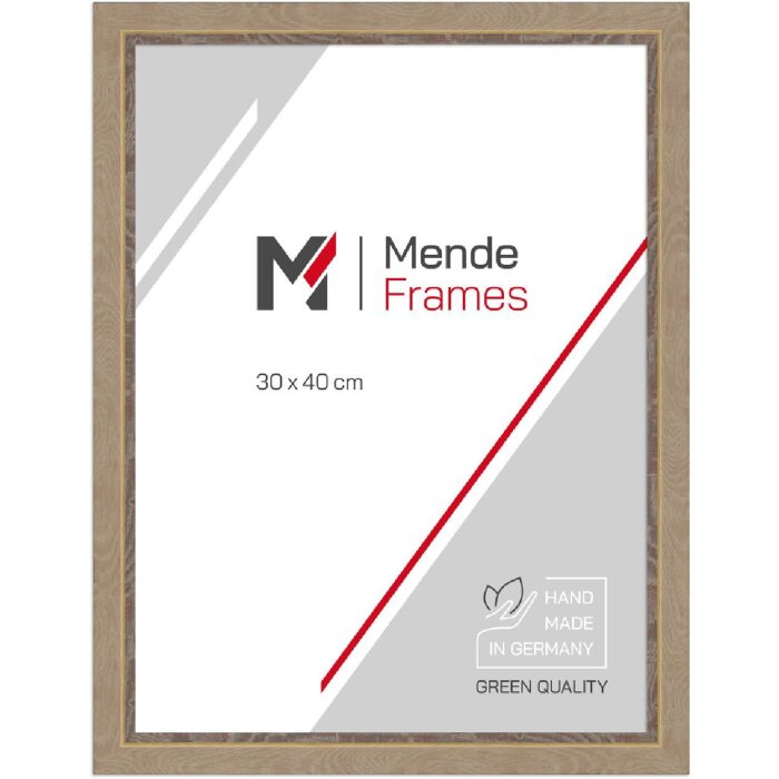 Cornice per foto MendeFrames H490 Modern eiche 50x75 cm vetro museale