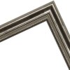 Cornice per foto MendeFrames H450 Antik silber 45x60 cm con vetro antiriflesso