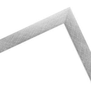 Cornice per foto in legno MendeFrames H430 Classica Argento 30x40 cm vetro artistico