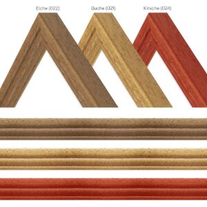 Cornice per foto MendeFrames H410 Stile Country Rovere 30x40 cm con vetro museale