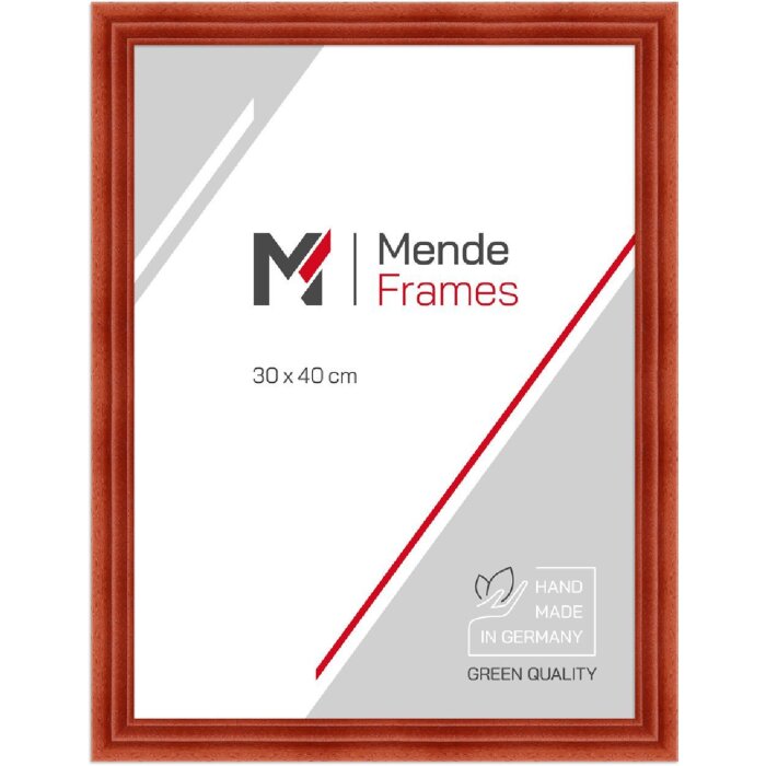 Cornice per foto MendeFrames H410 stile rustico ciliegio 30x40 cm vetro trasparente