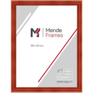 Cornice per foto MendeFrames H410 stile rustico ciliegio 30x40 cm vetro trasparente