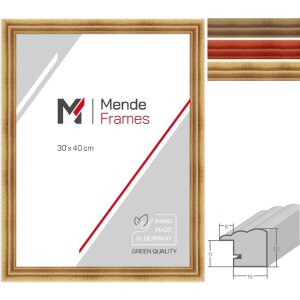 Cornice per foto MendeFrames H410 Landhaus in legno massiccio 7x10-60x80 cm
