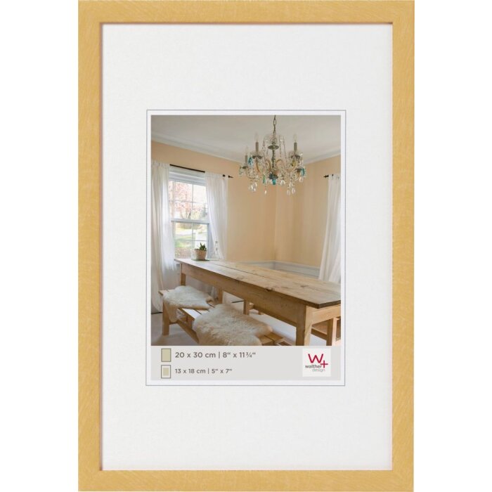 Cornice di legno 40x50 cm PEPPERS - oro