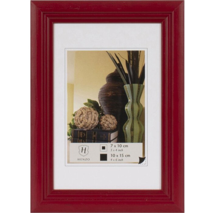 Cornice Artos in legno 10x15 cm Henzo - rosso