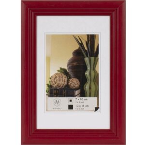 Cornice Artos in legno 10x15 cm Henzo - rosso